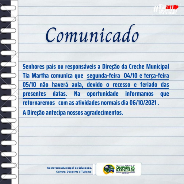 COMUNICADO